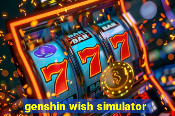 genshin wish simulator